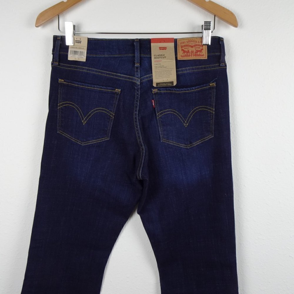 Levi's Classic Bootcut Jeans Women's Size 6 Blue Denim Stretch 28x32 - Picture 4 of 10